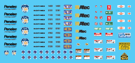 Penelec Truck Decals