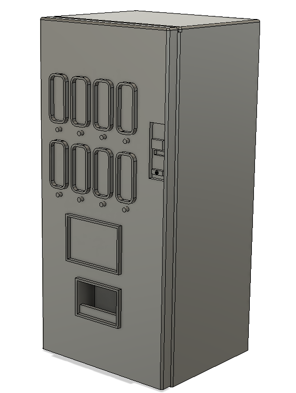 N Scale Detail Parts - Modern Soda Machine (Qty 2)