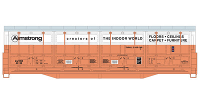 Armstrong Lumber Products All Door Box Car (Orange) Decals