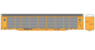 BNSF Bi-Level Autorack TTGX Round Logo Decals