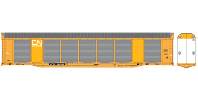 Canadian National Bi-Level Autorack CTTX Web Logo Decals