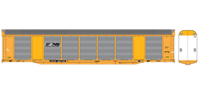 Norfolk Southern Tri-Level Autorack CTTX Horsemane Decals