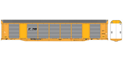 Norfolk Southern Bi-Level Autorack TOCX Horsemane Decals