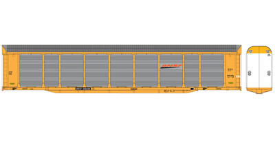 BNSF Tri-Level Autorack BNSF Modern Logo Decals