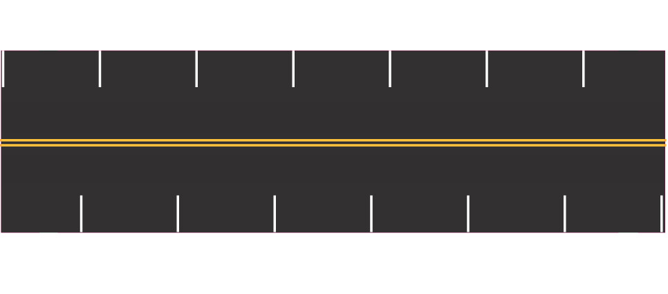 Easy Streets N - Fresh Asphalt-10in Parallel Parking