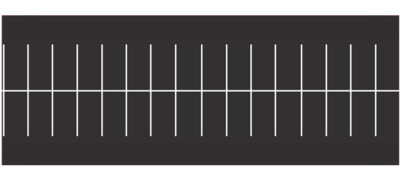 Easy Streets N - Fresh Asphalt-White Straight Parking 2 Lanes