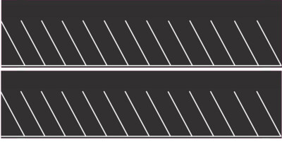 Easy Streets N - Fresh Asphalt-White Angled Parking 1 Lane