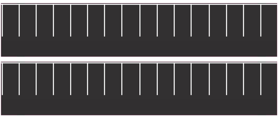 Easy Streets N - Fresh Asphalt-White Straight Parking 1 Lane