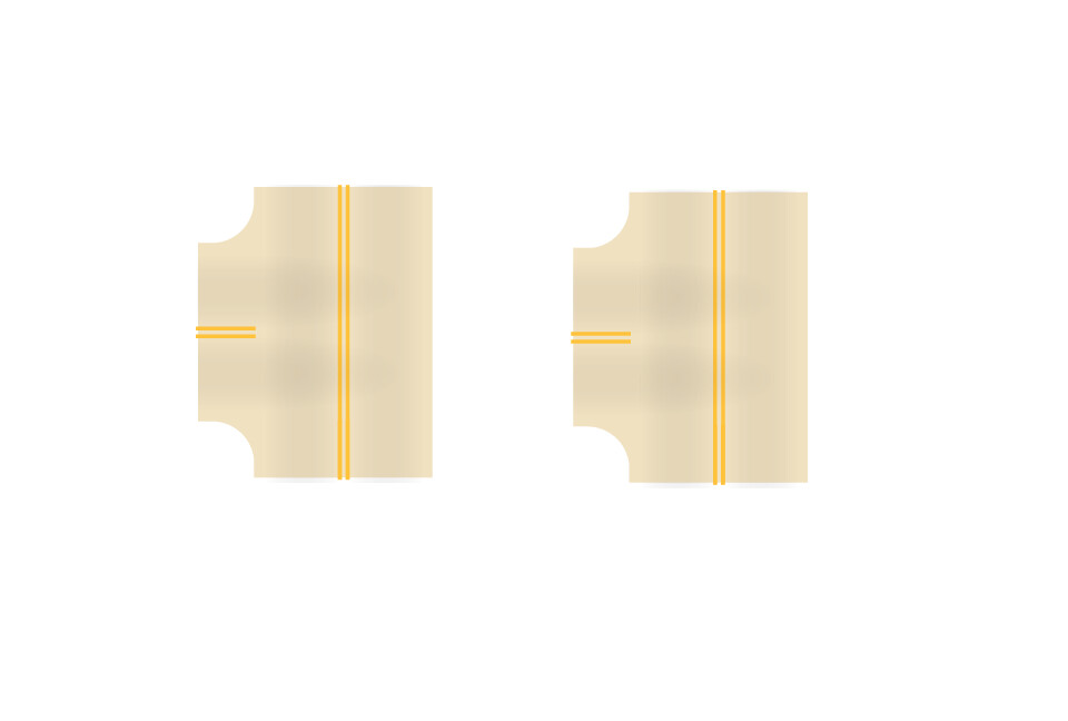 Easy Streets HO - Aged Concrete-Single Intersection No White