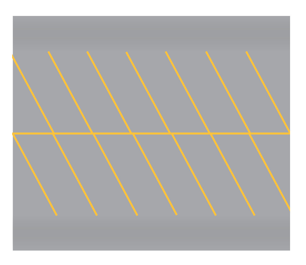 Easy Streets HO - Aged Asphalt-Yellow Angled Parking 2 Lanes