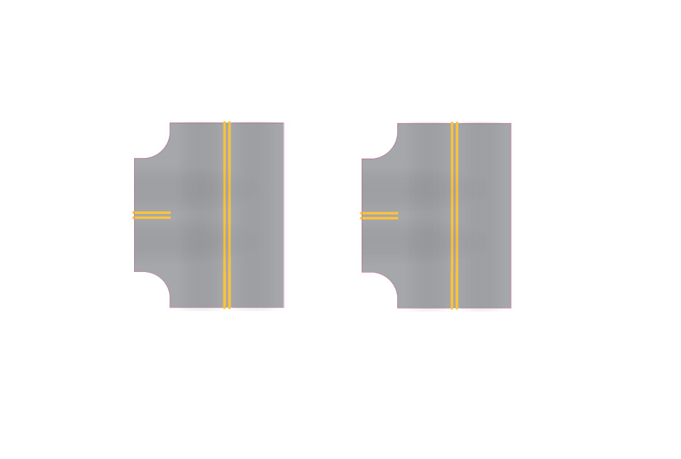 Easy Streets HO - Aged Asphalt-Single Intersection No White