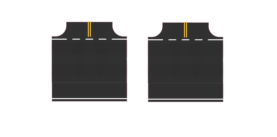 Easy Streets HO - Fresh Asphalt-Intersection 3 Way 3 Lanes Wide No Yellow