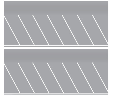 Easy Streets HO - Aged Asphalt-White Angled Parking 1 Lane