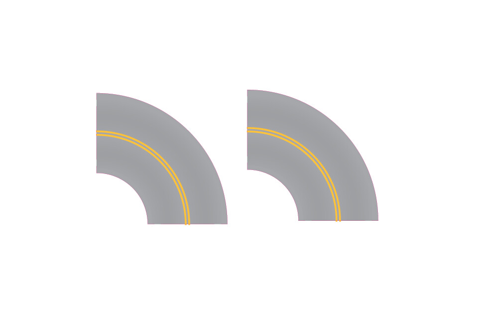 Easy Streets HO - Aged Asphalt-Tight Curve No Passing No White