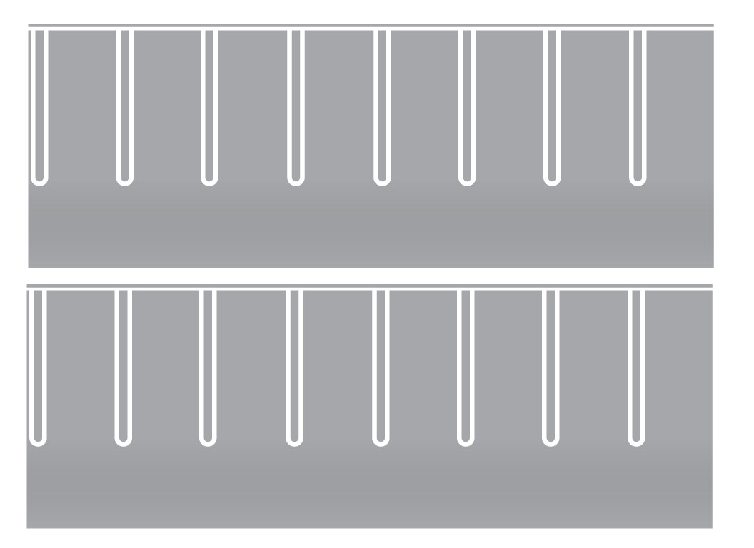 Easy Streets HO - Aged Asphalt-White Straight Parking 1 Lane Wide