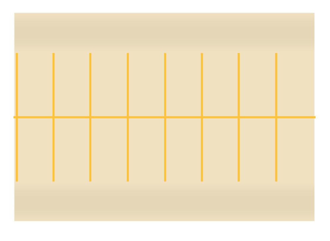Easy Streets HO - Aged Concrete-Yellow Straight Parking 2 Lanes