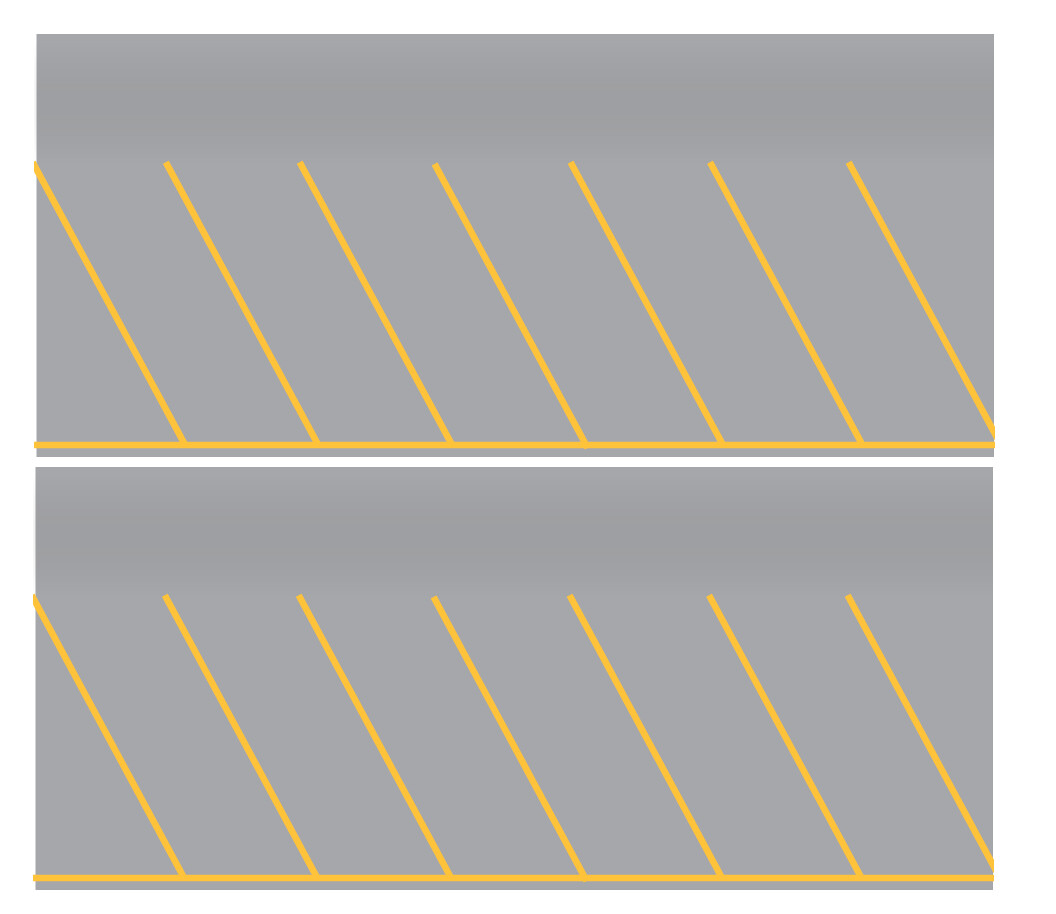 Easy Streets HO - Aged Asphalt-Yellow Angled Parking 1 Lane