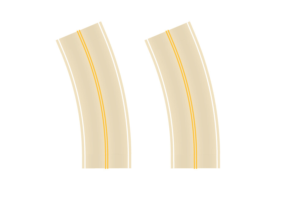 Easy Streets N - Aged Concrete-Broad Curve No Passing