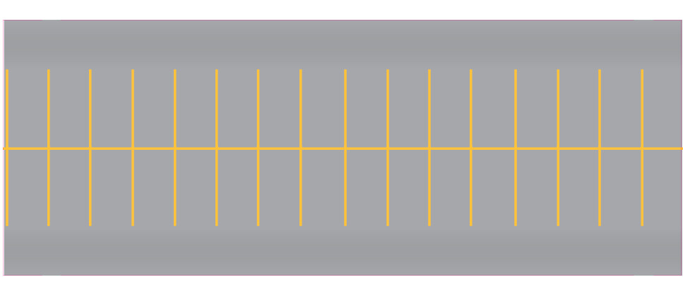 Easy Streets N - Aged Asphalt-Yellow Straight Parking 2 Lanes