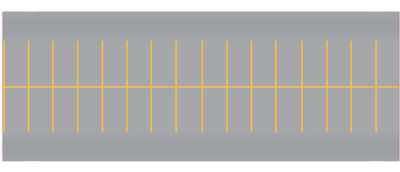 Easy Streets N - Aged Asphalt-Yellow Straight Parking 2 Lanes