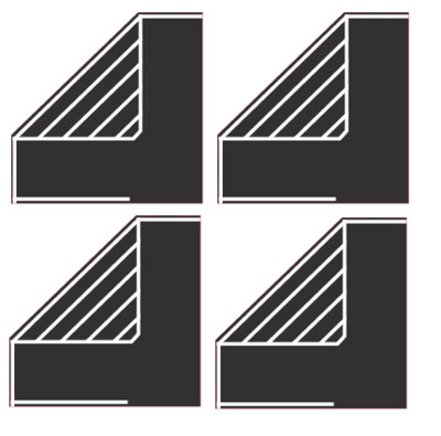 Easy Streets N - Fresh Asphalt Roadway - White Straight Parking Corners