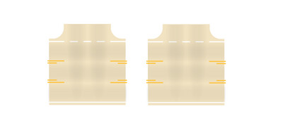 Easy Streets N - Aged Concrete-3 way Intersection Center Turn to Side Street