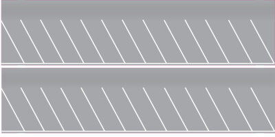 Easy Streets N - Aged Asphalt-White Angled Parking 1 Lane