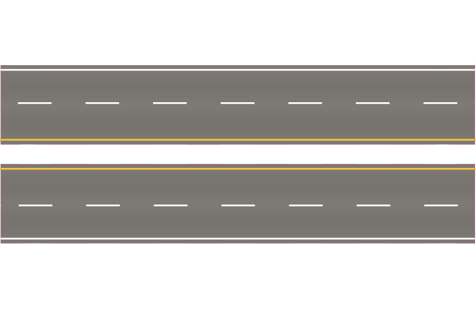 Easy Streets N - Medium Asphalt-10in Interstate Section