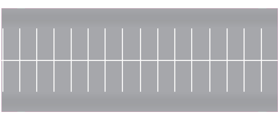 Easy Streets N - Aged Asphalt-White Straight Parking 2 Lanes