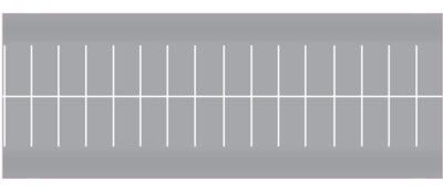 Easy Streets N - Aged Asphalt-White Straight Parking 2 Lanes