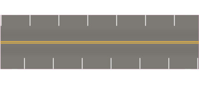 Easy Streets N - Medium Asphalt-10in Parallel Parking