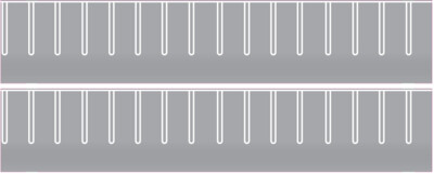 Easy Streets N - Aged Asphalt-White Straight Parking 1 Lane Wide