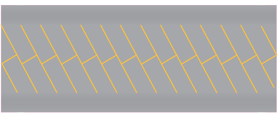 Easy Streets N - Aged Asphalt-Yellow Angled Parking 2 Lanes