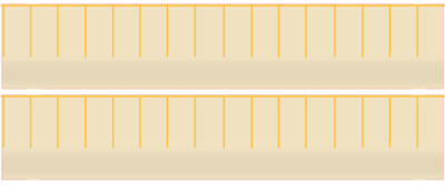 Easy Streets N - Aged Concrete -Yellow Straight Parking 1 Lane