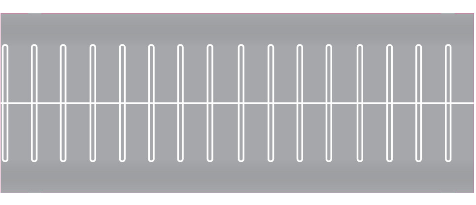 Easy Streets N - Aged Asphalt-White Straight Parking 2 Lanes Wide