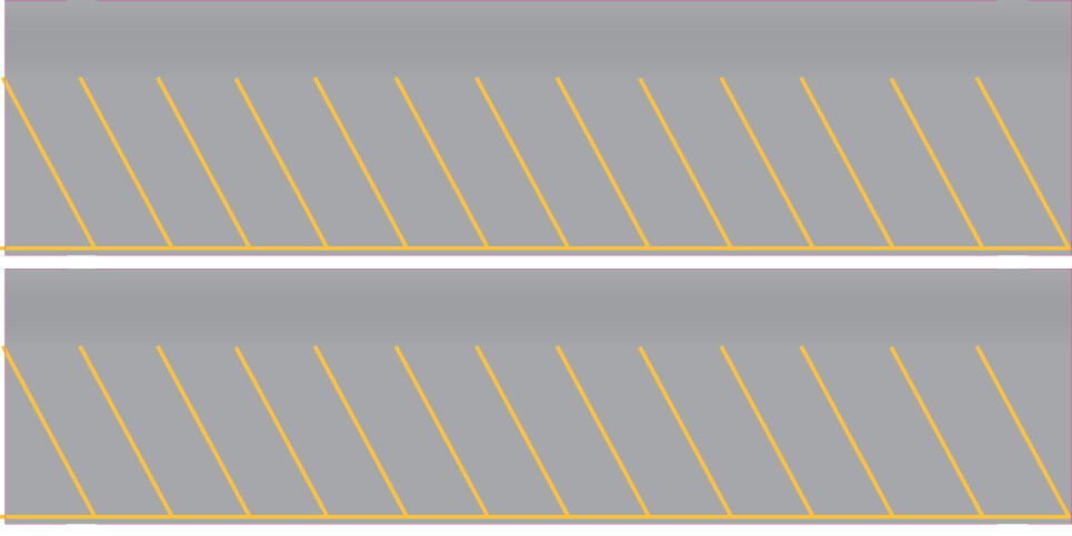Easy Streets N - Aged Asphalt-Yellow Angled Parking 1 Lane