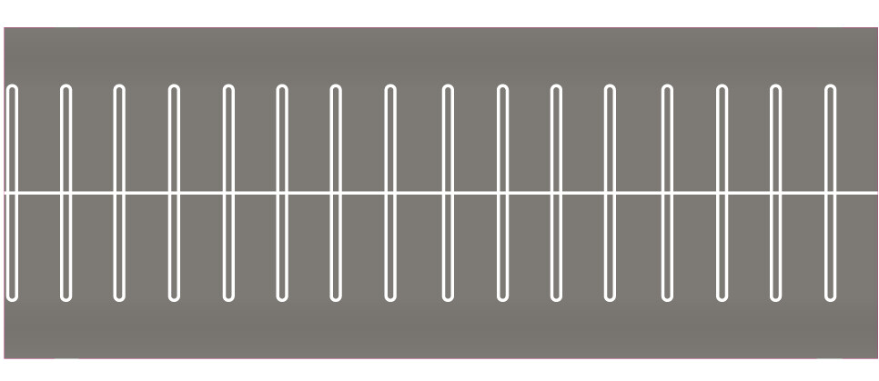 Easy Streets N - Medium Asphalt-White Straight Parking 2 Lanes Wide