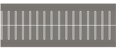 Easy Streets N - Medium Asphalt-White Straight Parking 2 Lanes Wide