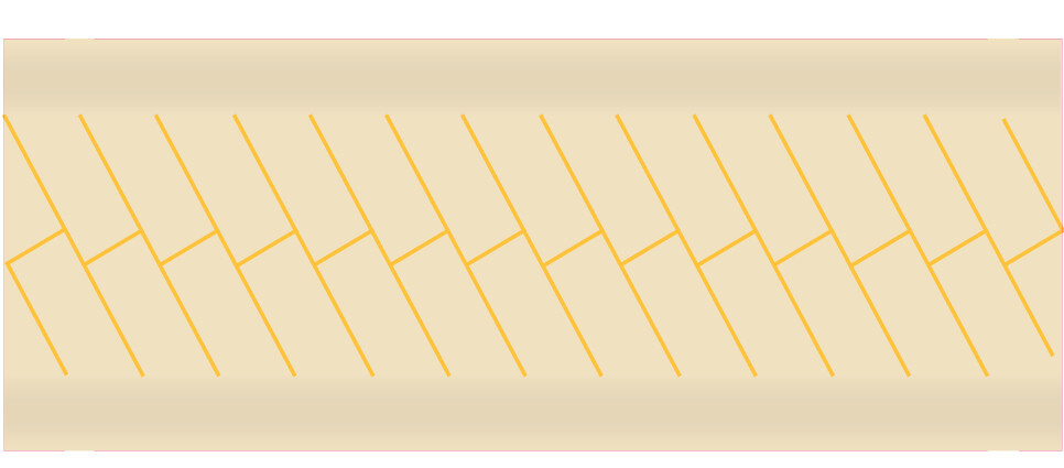 Easy Streets N - Aged Concrete -Yellow Angled Parking 2 Lanes