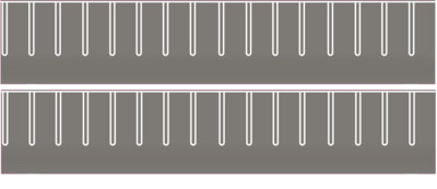 Easy Streets N - Medium Asphalt-White Straight Parking 1 Lane Wide