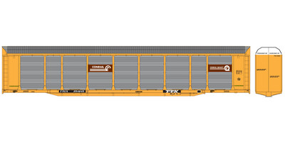 Conrail Quality Yellow Autorack Bi-Level TTGX Decals