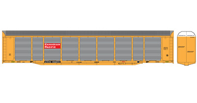 Canadian Pacific Bi-Level Autorack ETTX Name Only Decals