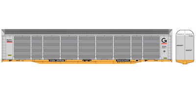 Guilford Bi-Level Autorack TTBX Boston Maine Decals