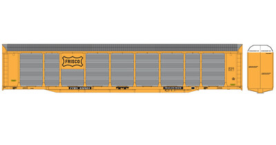 Frisco Bi-Level Autorack TTBX Yellow Decals