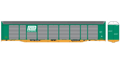 Penn Central Bi-Level Autorack TTBX Large Logo Decals