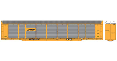 Canadian Pacific Bi-Level Yellow Autorack ETTX Decals