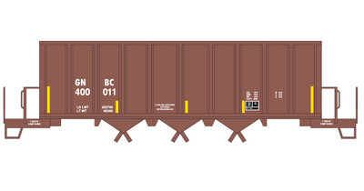 Farmrail (GNBC) Open Hopper Brown Ortner Decals