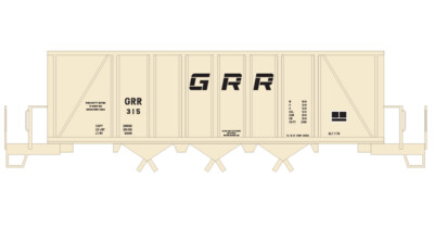 Georgetown Open Hopper 3 Bay Ortner Angled Brace Decals