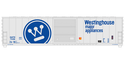 Westinghouse Box Car 50ft Gray Scheme v2 Decals