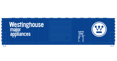 Westinghouse Box Car 50ft Blue Scheme v1 Decals